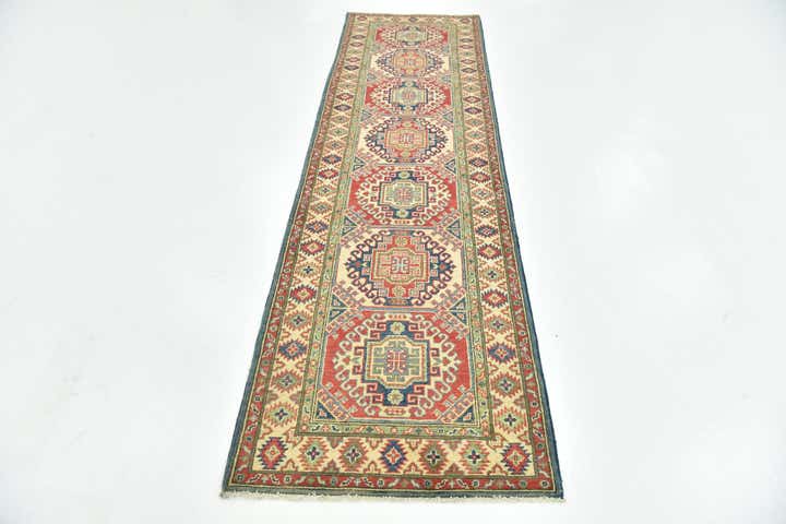 2' 8 x 9' 10 Hand Knotted Kazak Runner Rug