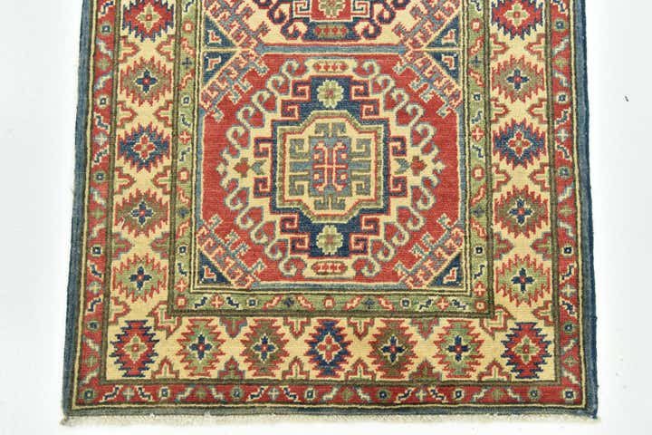 2' 8 x 9' 10 Hand Knotted Kazak Runner Rug