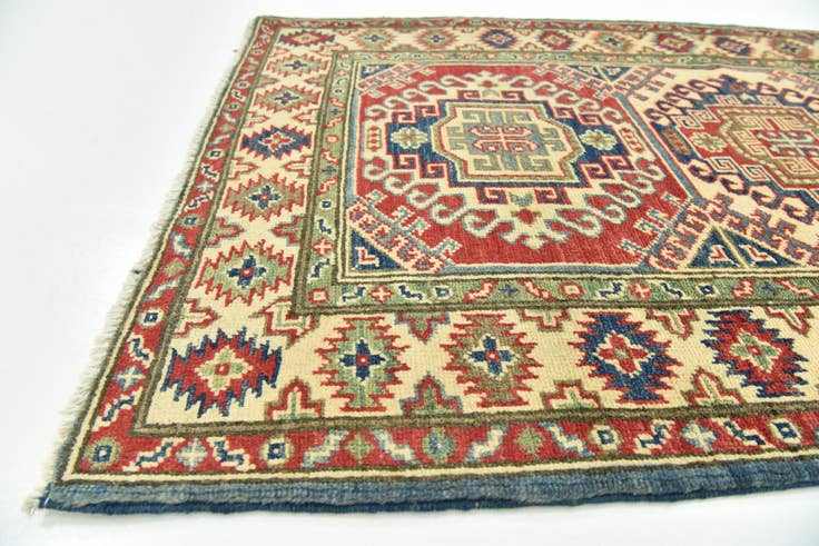 Detail image of 2' 8 x 9' 10 Hand Knotted Kazak Runner Rug