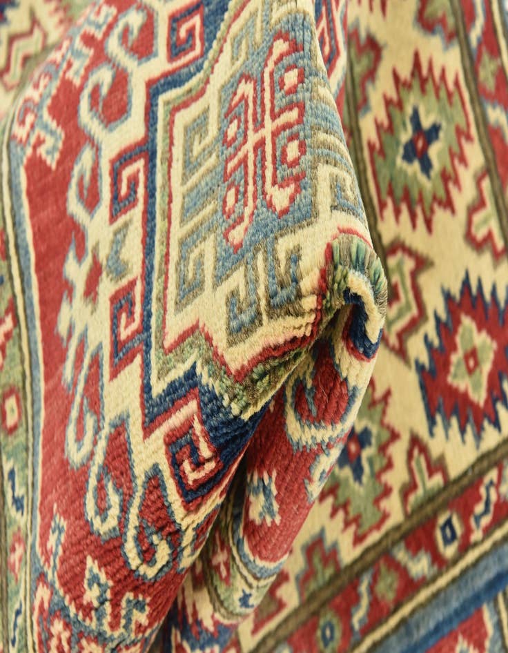 Detail image of 2' 8 x 9' 10  Hand Knotted Kazak Runner Rug