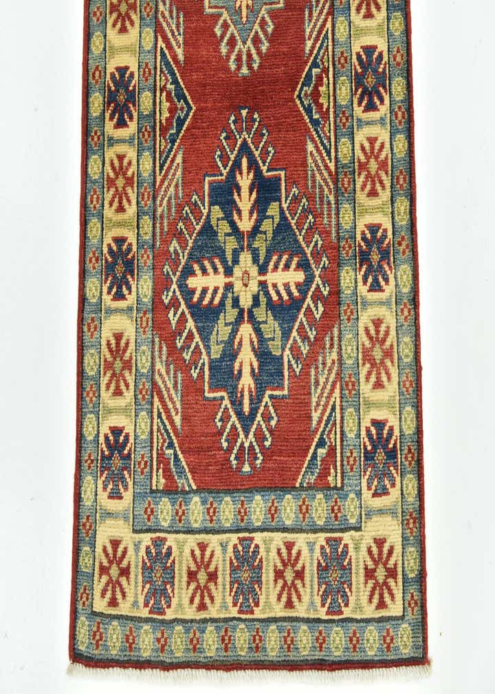 2' 8 x 10' 2 Hand Knotted Kazak Runner Rug