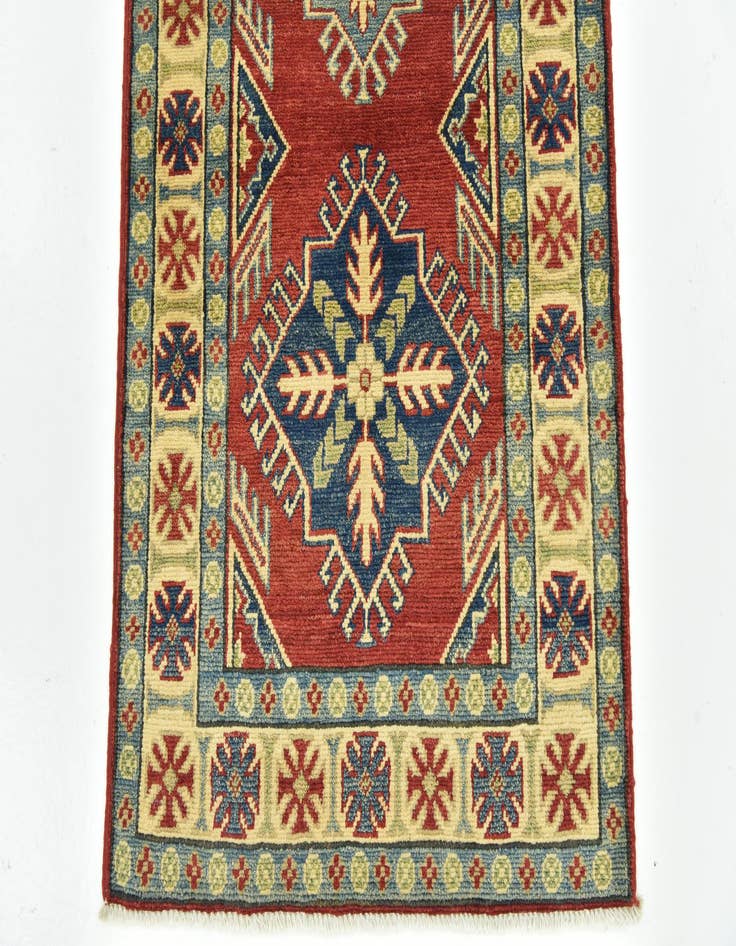 Detail image of 2' 8 x 10' 2  Hand Knotted Kazak Runner Rug