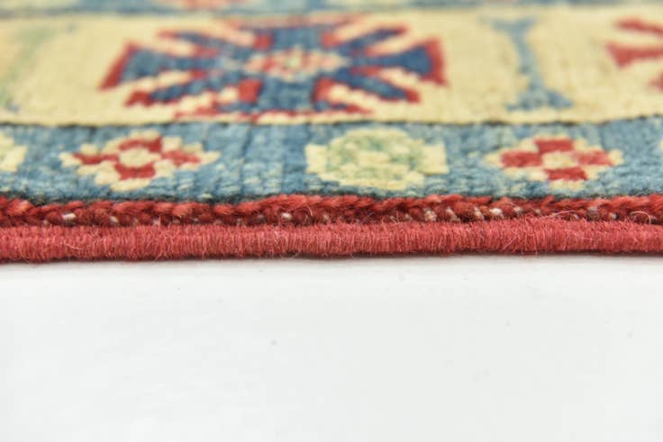 Detail image of 2' 8 x 10' 2 Hand Knotted Kazak Runner Rug