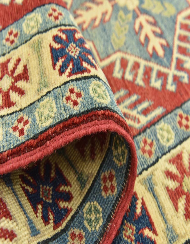 Detail image of 2' 8 x 10' 2  Hand Knotted Kazak Runner Rug