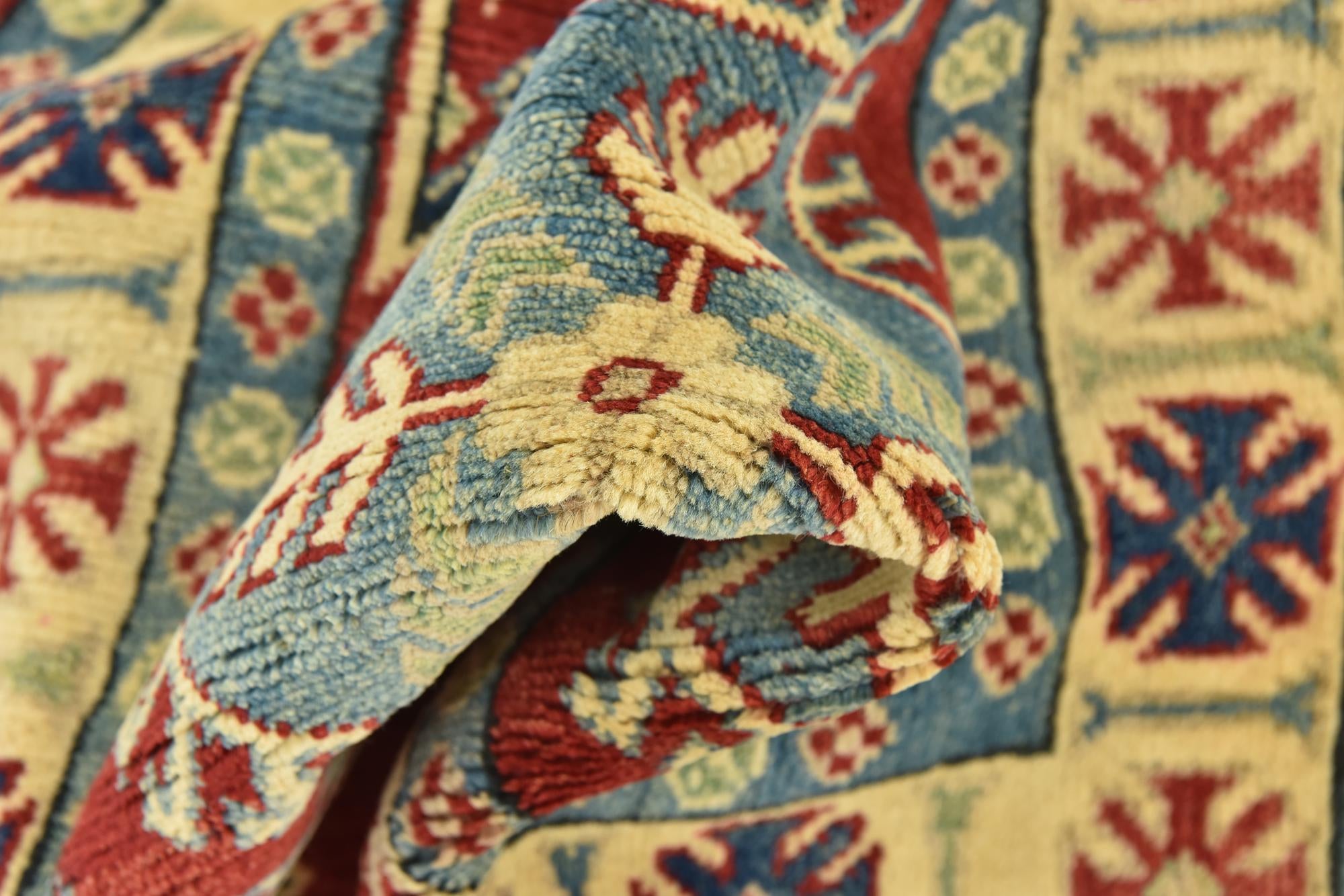 2' 8 x 10' 2 Hand Knotted Kazak Runner Rug