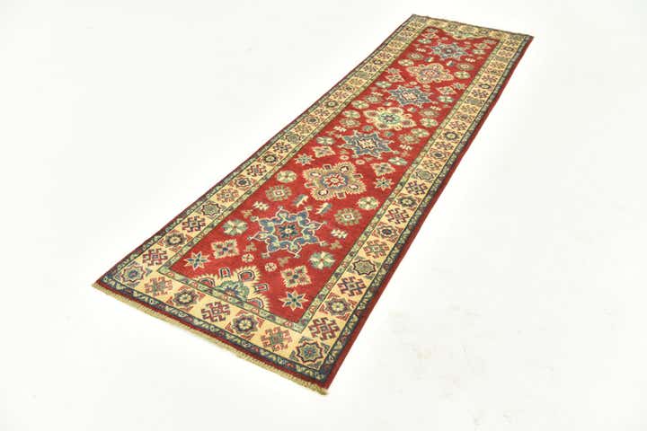 2' 7 x 9' 6 Hand Knotted Kazak Runner Rug