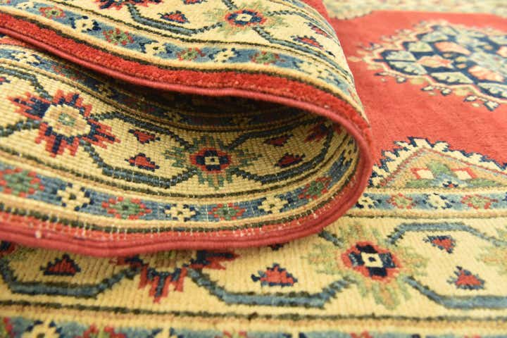 2' 8 x 9' 6 Hand Knotted Kazak Runner Rug