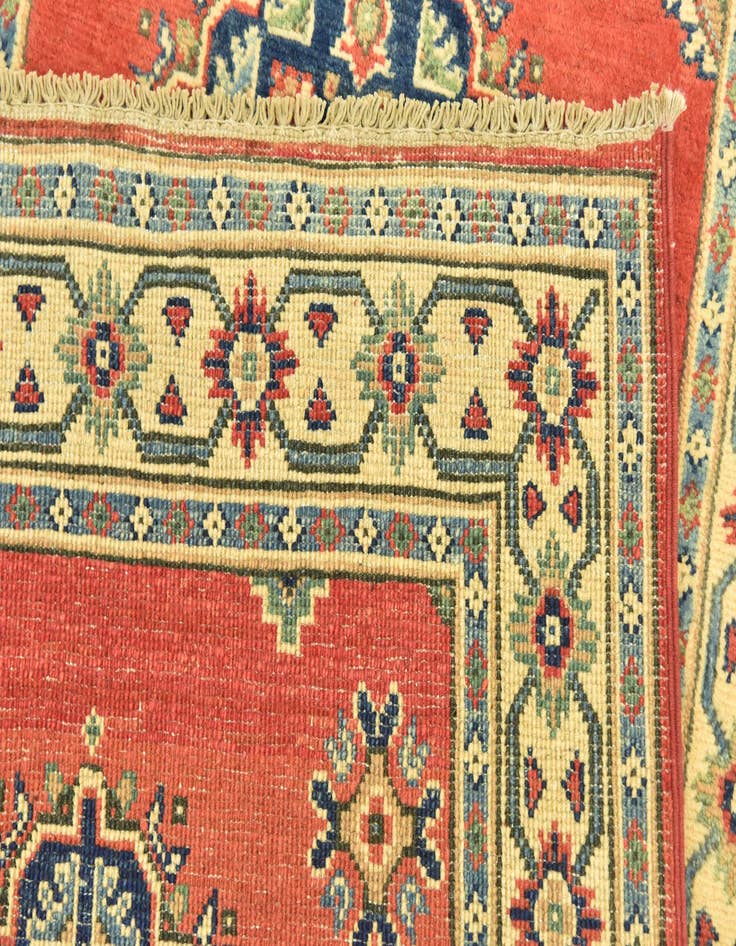 Detail image of 2' 8 x 9' 6  Hand Knotted Kazak Runner Rug