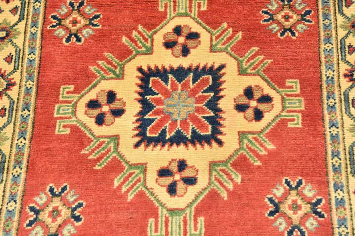 2' 8 x 9' 6 Hand Knotted Kazak Runner Rug