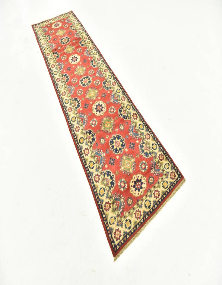 Detail image of 2' 9 x 9' 10  Hand Knotted Kazak Runner Rug