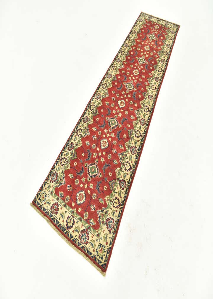 2' 8 x 9' 9 Hand Knotted Kazak Runner Rug