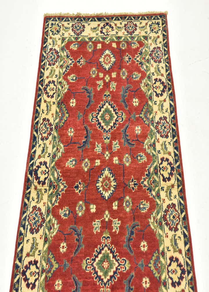 2' 8 x 9' 9 Hand Knotted Kazak Runner Rug