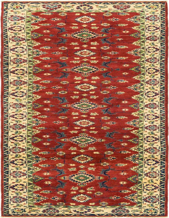 2' 8 x 9' 9 Hand Knotted Kazak Runner Rug