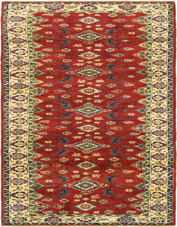 Detail image of 2' 8 x 9' 9 Hand Knotted Kazak Runner Rug