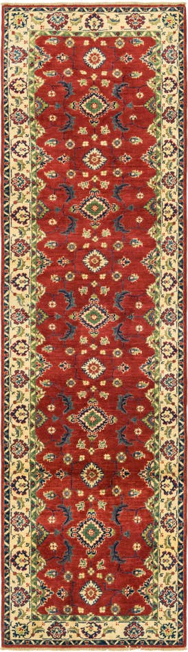 Detail image of 2' 8 x 9' 9 Hand Knotted Kazak Runner Rug