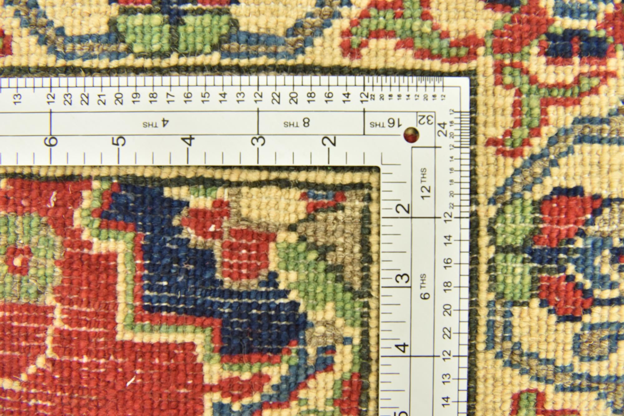 2' 9 x 9' 9 Hand Knotted Kazak Runner Rug