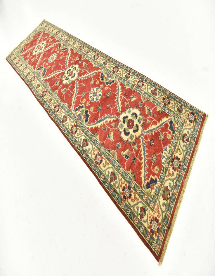 Detail image of 2' 9 x 9' 9 Hand Knotted Kazak Runner Rug
