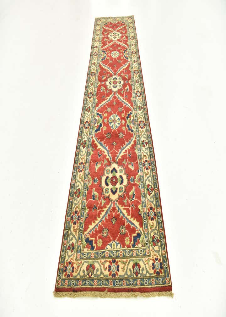 2' 9 x 9' 9 Hand Knotted Kazak Runner Rug