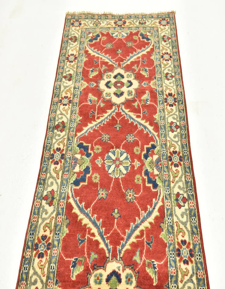 Detail image of 2' 9 x 9' 9 Hand Knotted Kazak Runner Rug