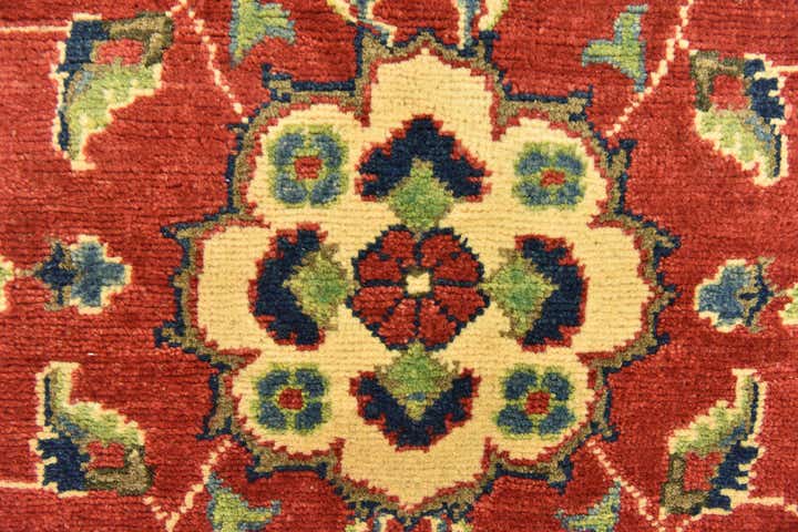2' 9 x 9' 9 Hand Knotted Kazak Runner Rug