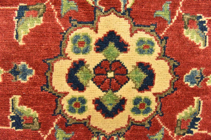 Detail image of 2' 9 x 9' 9 Hand Knotted Kazak Runner Rug