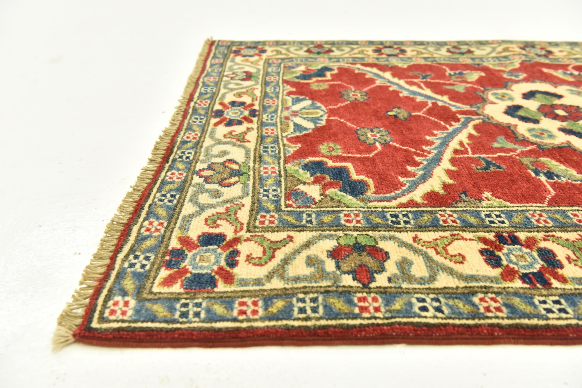 2' 9 x 9' 9 Hand Knotted Kazak Runner Rug