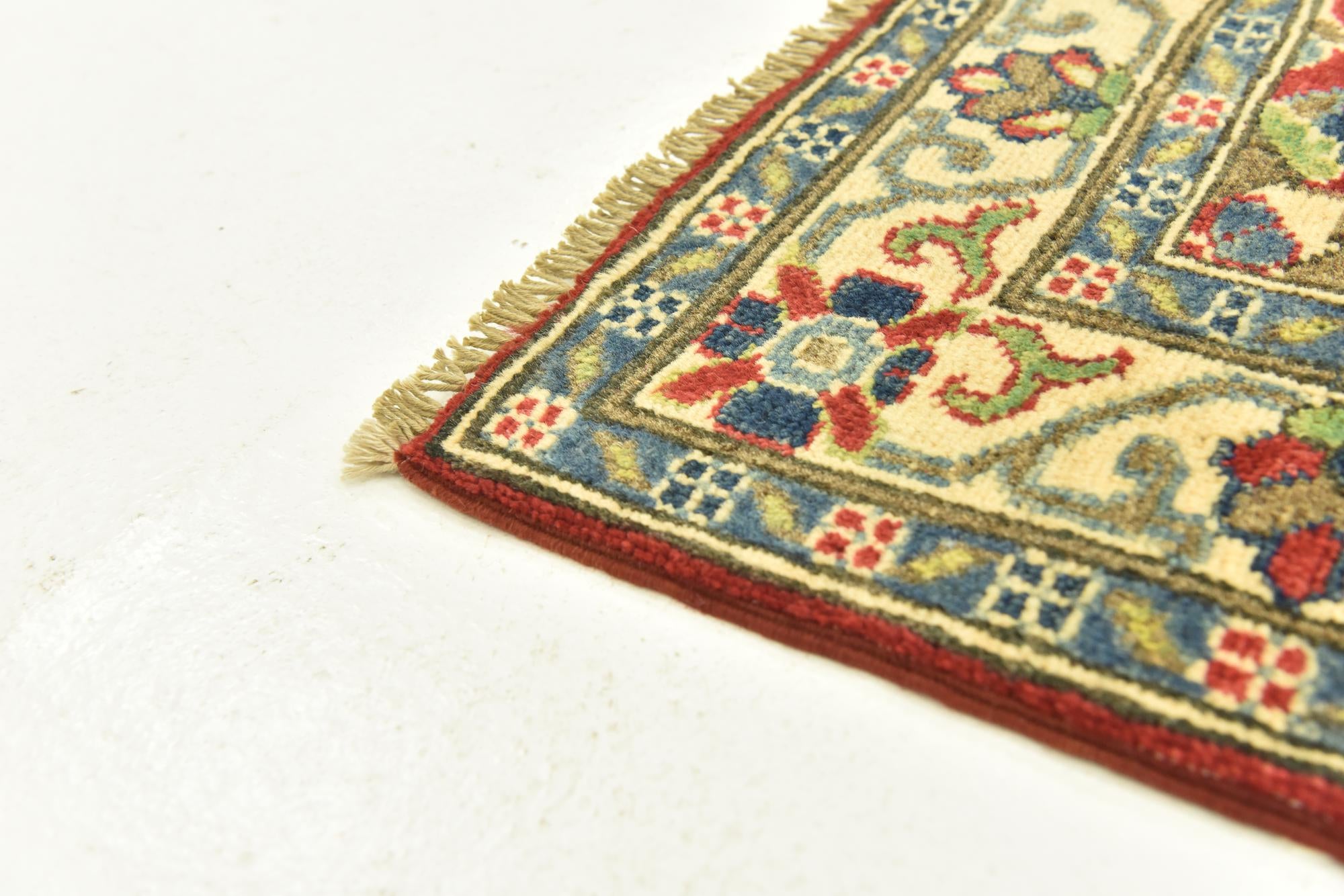 2' 9 x 9' 9 Hand Knotted Kazak Runner Rug
