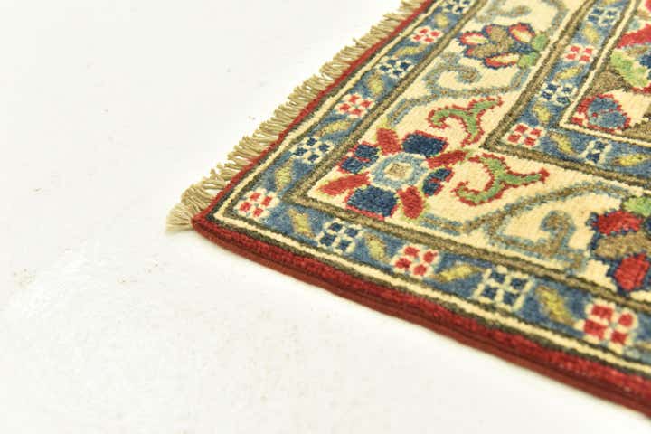 2' 9 x 9' 9 Hand Knotted Kazak Runner Rug
