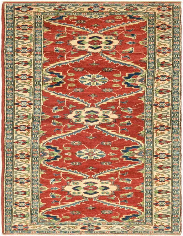 2' 9 x 9' 9 Hand Knotted Kazak Runner Rug