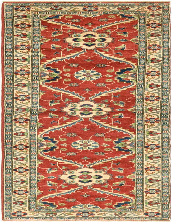 Detail image of 2' 9 x 9' 9 Hand Knotted Kazak Runner Rug