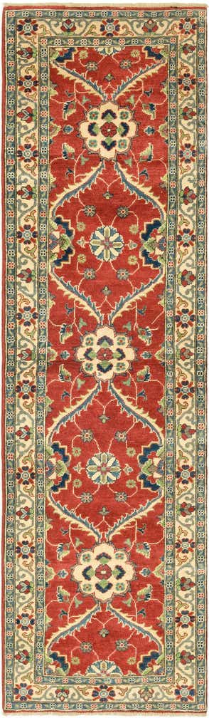 2' 9 x 9' 9 Hand Knotted Kazak Runner Rug