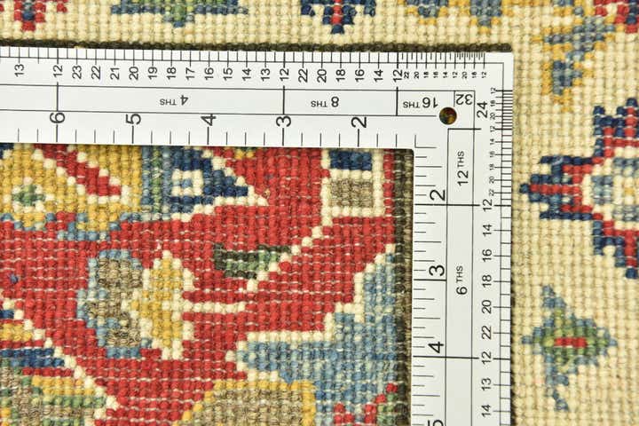 2' 8 x 9' Hand Knotted Kazak Runner Rug