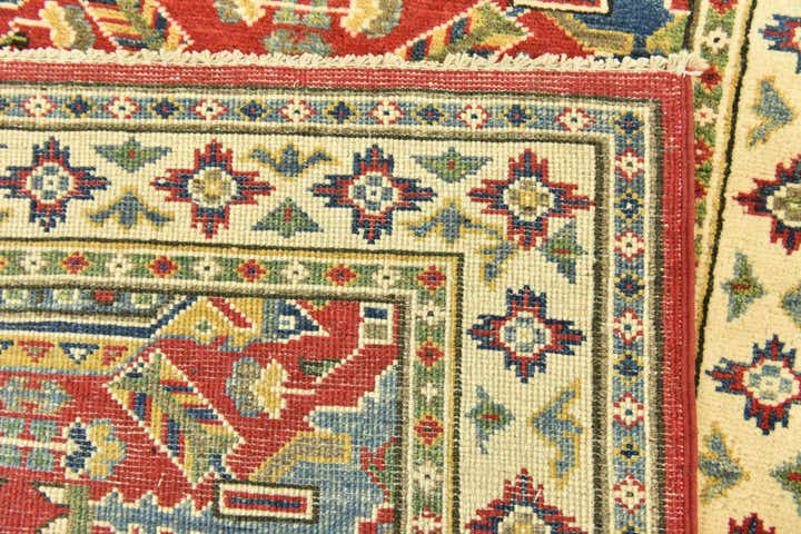 2' 8 x 9' Hand Knotted Kazak Runner Rug