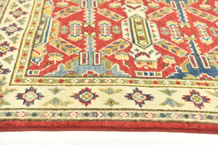 2' 8 x 9' Hand Knotted Kazak Runner Rug