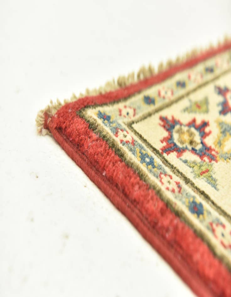 Detail image of 2' 8 x 9'  Hand Knotted Kazak Runner Rug