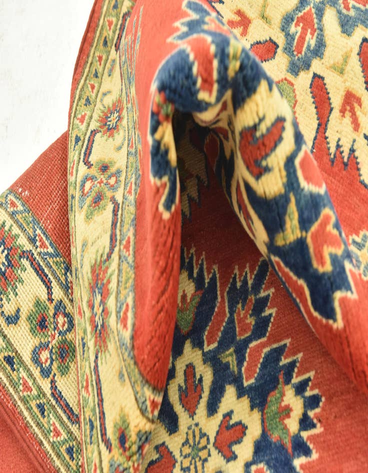 Detail image of 2' 6 x 10'  Hand Knotted Kazak Runner Rug