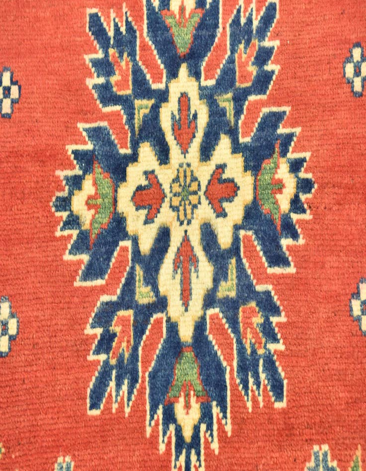Detail image of 2' 6 x 10'  Hand Knotted Kazak Runner Rug