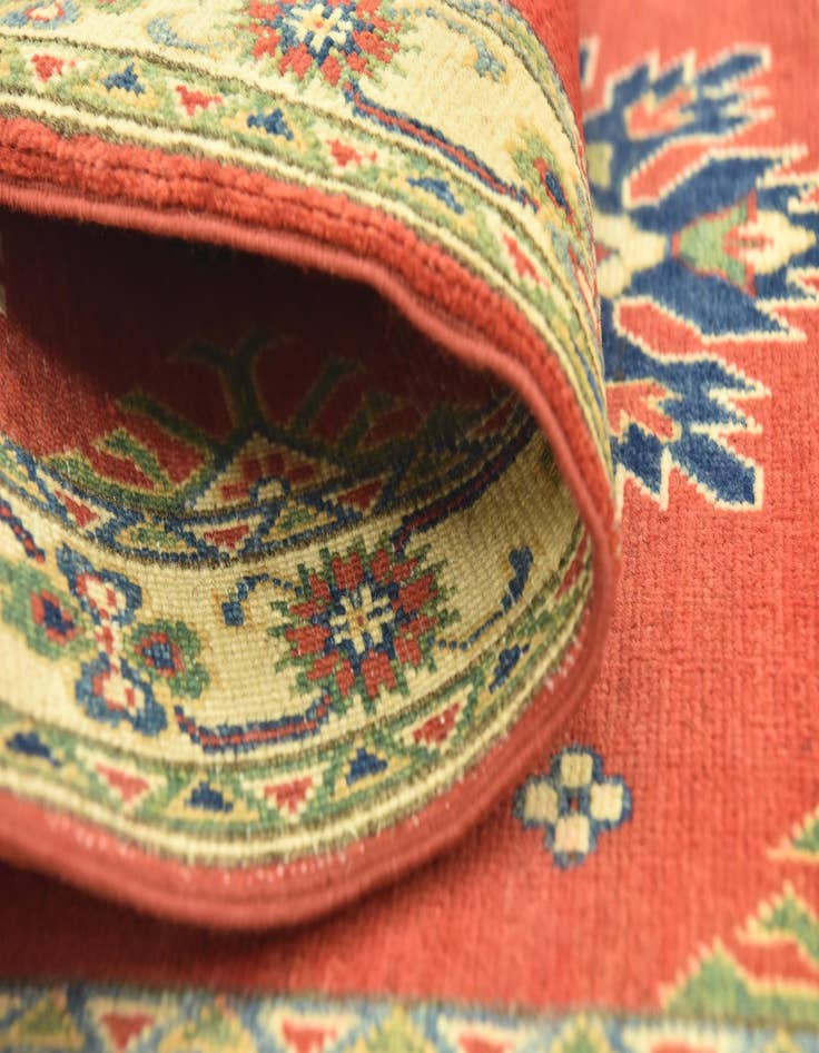 Detail image of 2' 6 x 10'  Hand Knotted Kazak Runner Rug