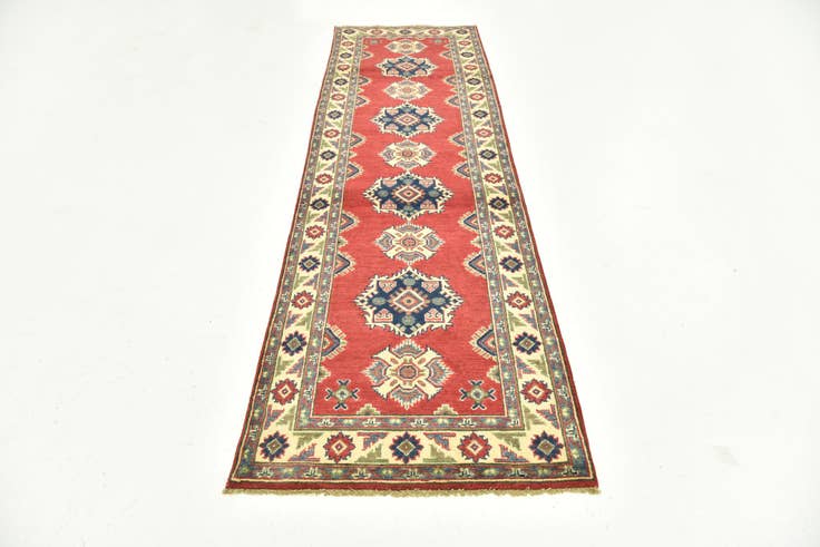 Detail image of 2' 9 x 9' 8 Hand Knotted Kazak Runner Rug