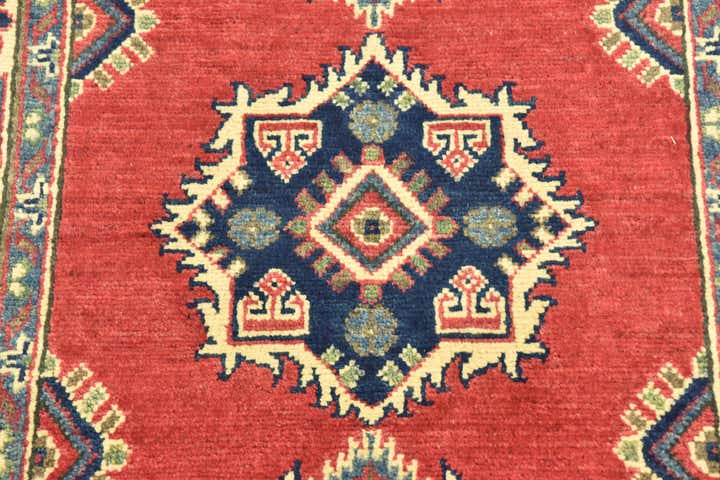 2' 9 x 9' 8 Hand Knotted Kazak Runner Rug