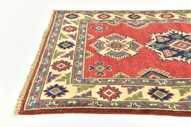 Detail image of 2' 9 x 9' 8 Hand Knotted Kazak Runner Rug