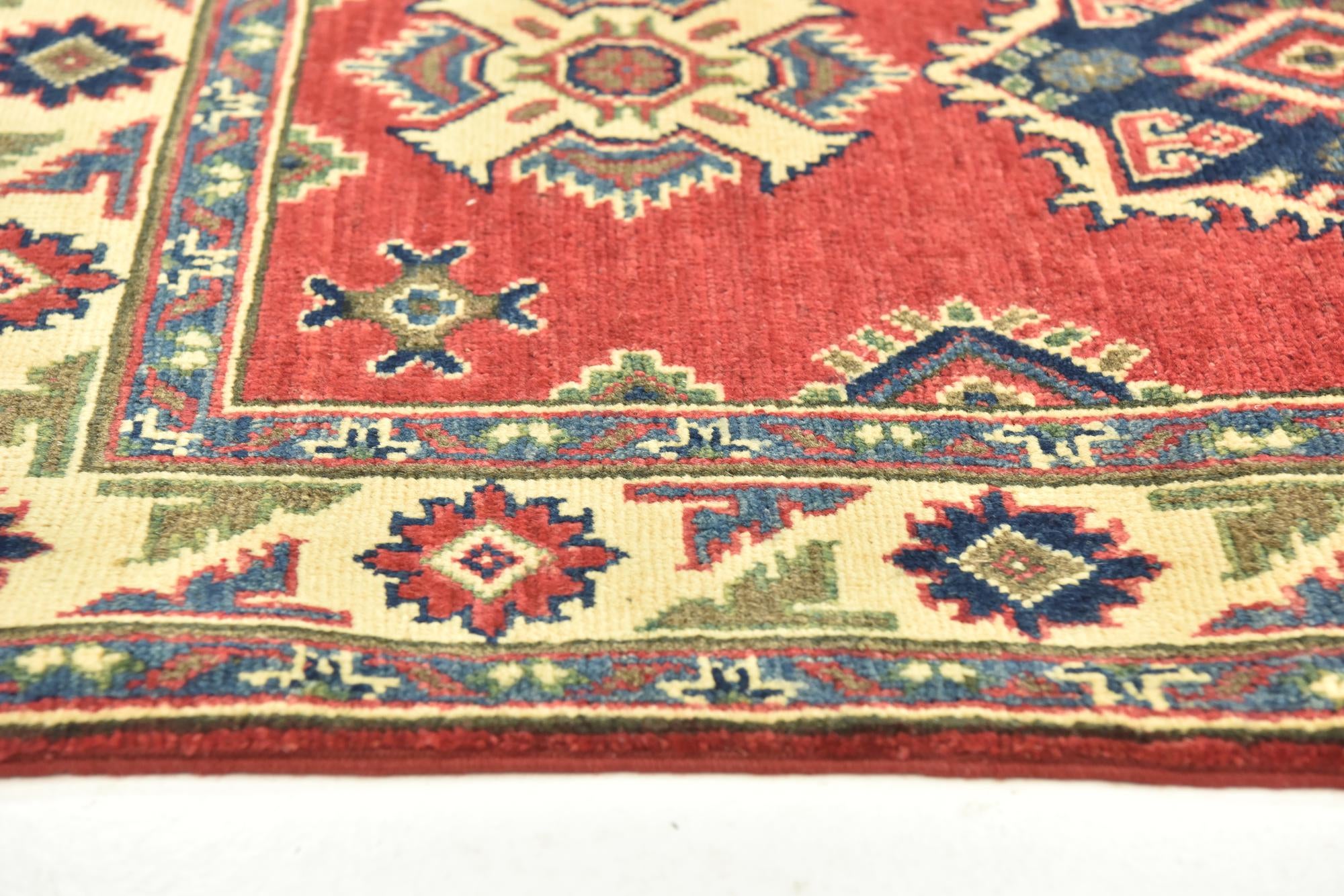 2' 9 x 9' 8 Hand Knotted Kazak Runner Rug