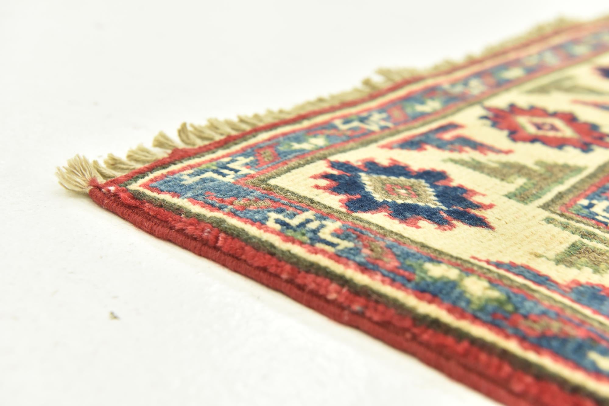 2' 9 x 9' 8 Hand Knotted Kazak Runner Rug