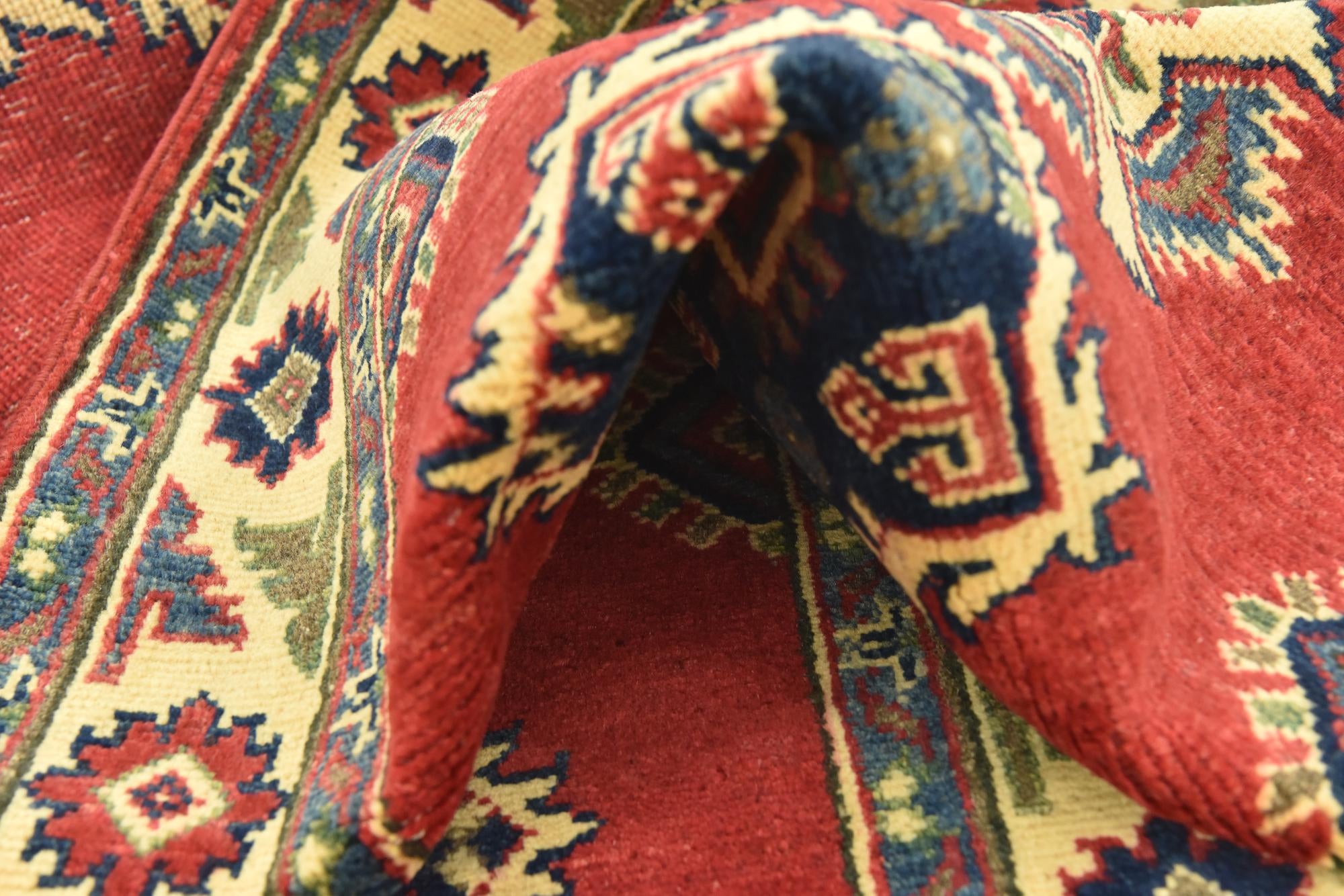 2' 9 x 9' 8 Hand Knotted Kazak Runner Rug