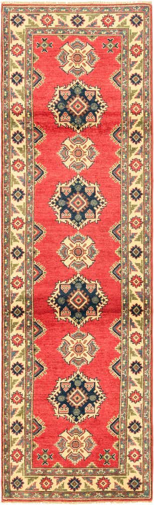 2' 9 x 9' 8 Hand Knotted Kazak Runner Rug