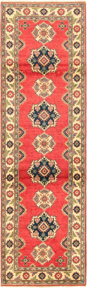 Detail image of 2' 9 x 9' 8 Hand Knotted Kazak Runner Rug
