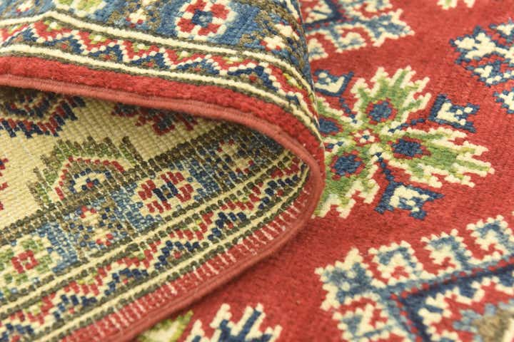 4' x 10' 4 Hand Knotted Kazak Runner Rug