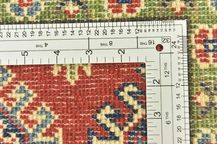 4' x 10' 4 Hand Knotted Kazak Runner Rug