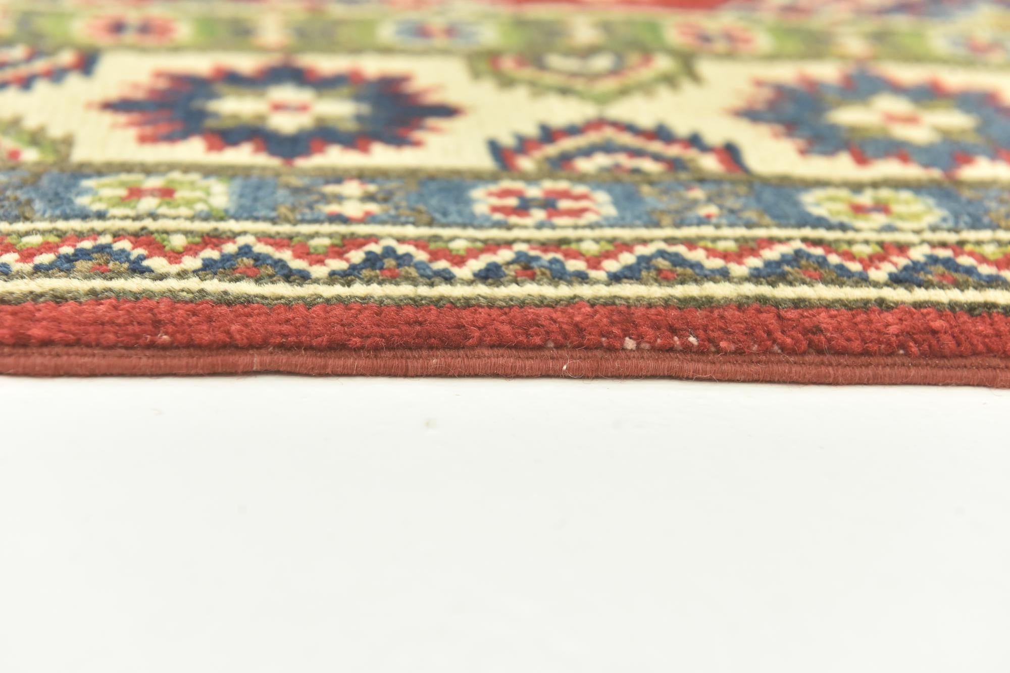 4' x 10' 4 Hand Knotted Kazak Runner Rug