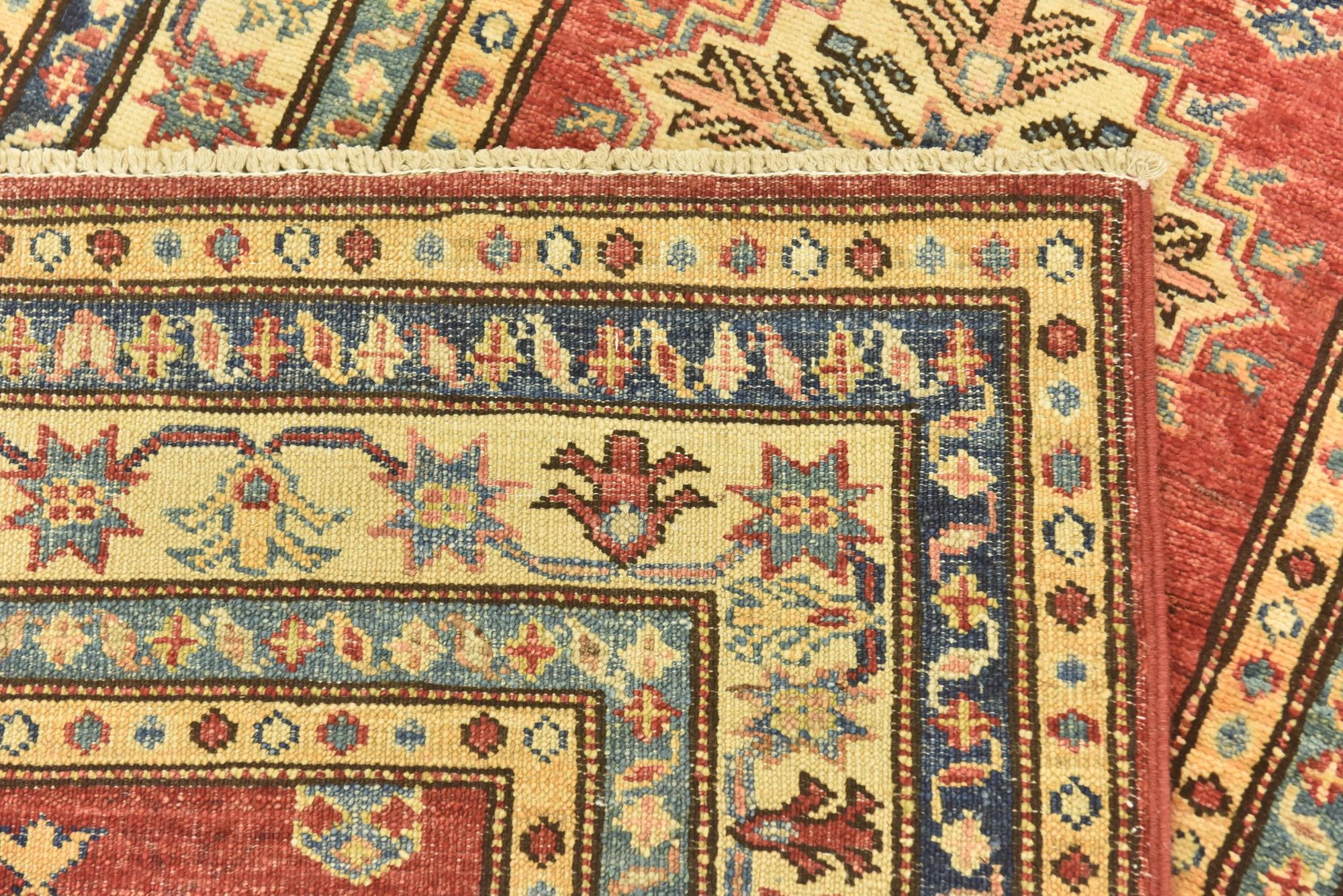 2' 7 x 10' 2 Hand Knotted Kazak Oriental Runner Rug